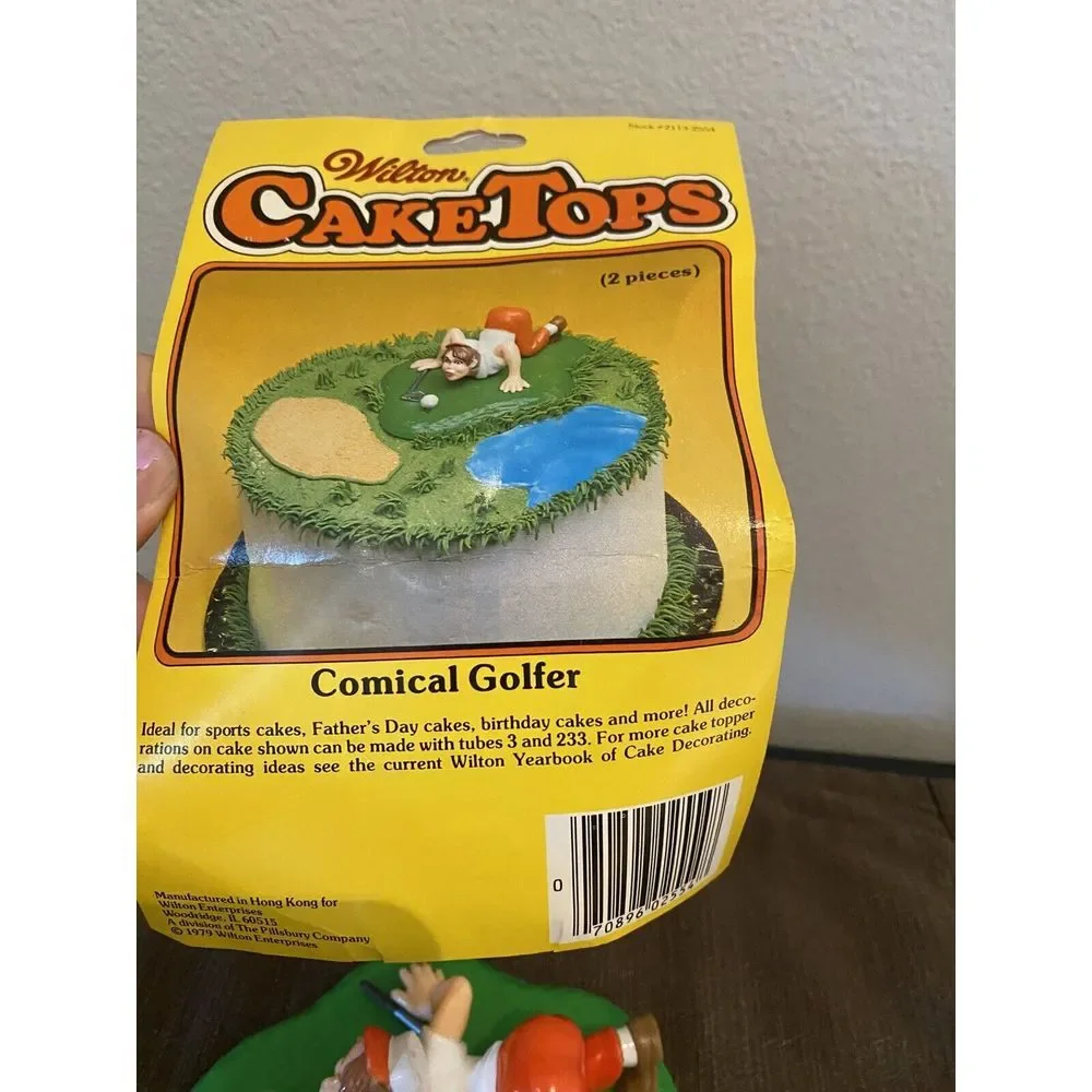 1979 Wilton‎ Comical Golfer Cake Topper